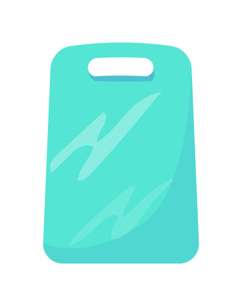 切割板制成的塑料矢量插图图片下载