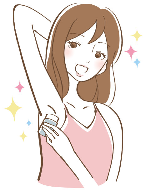 做腋窝护理的女人图片下载