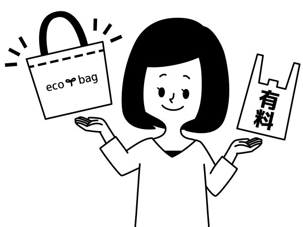 女性为了环保而选择环保袋图片下载