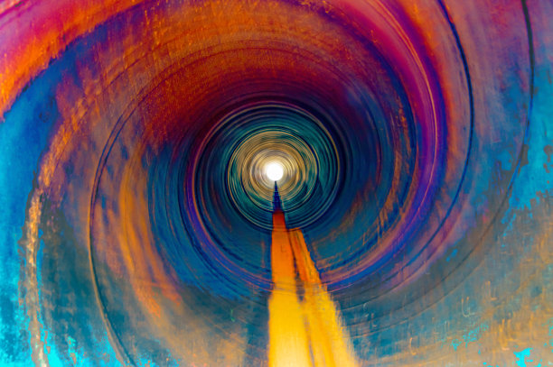 隧道的尽头有一盏灯图片下载