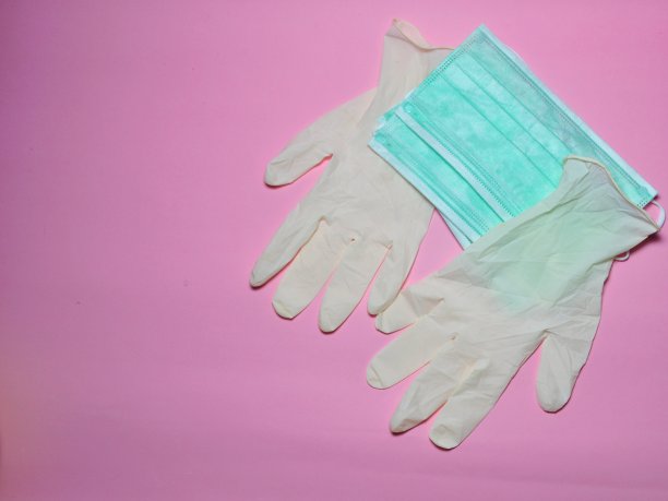 医用口罩和医用手套图片下载