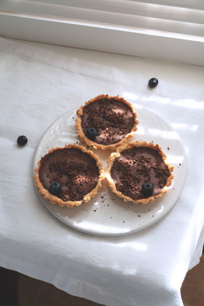 巧克力小果馅饼图片下载