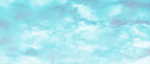 蓝色水彩画云点背景纹理图片下载