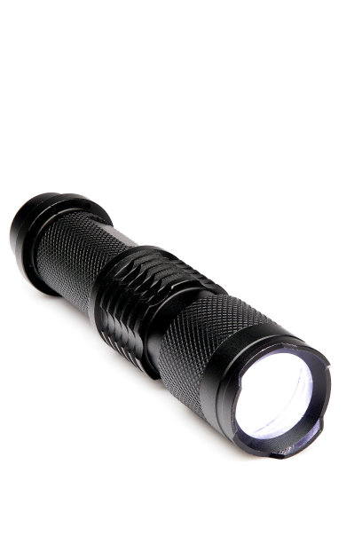 黑色火炬孤立在白色背景上图片下载