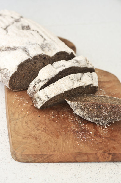 自制黑麦面包图片下载