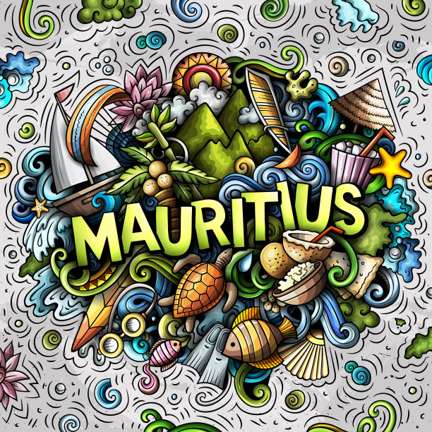 毛利托斯手绘卡通涂鸦插画。设计有趣的旅行。图片下载