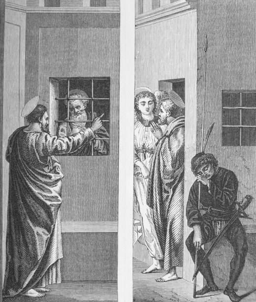 《圣彼得的救赎》，作者是菲利皮诺·里皮，一位在佛罗伦萨工作的意大利画家图片下载