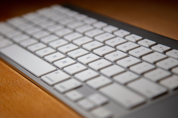 电脑键盘的微距摄影图片下载