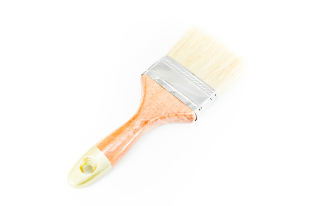 新木漆刷上白色图片下载