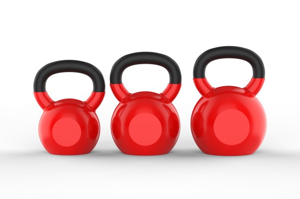 空白茶壶钟重量为品牌。3d渲染插图。图片下载