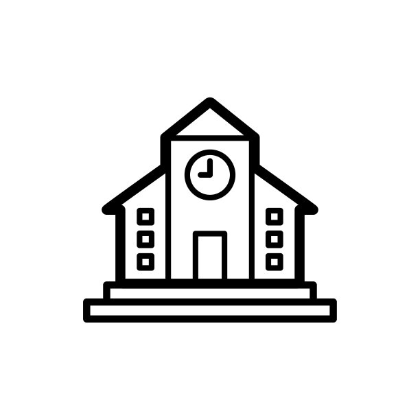 大学图标平面矢量模板设计流行图片下载