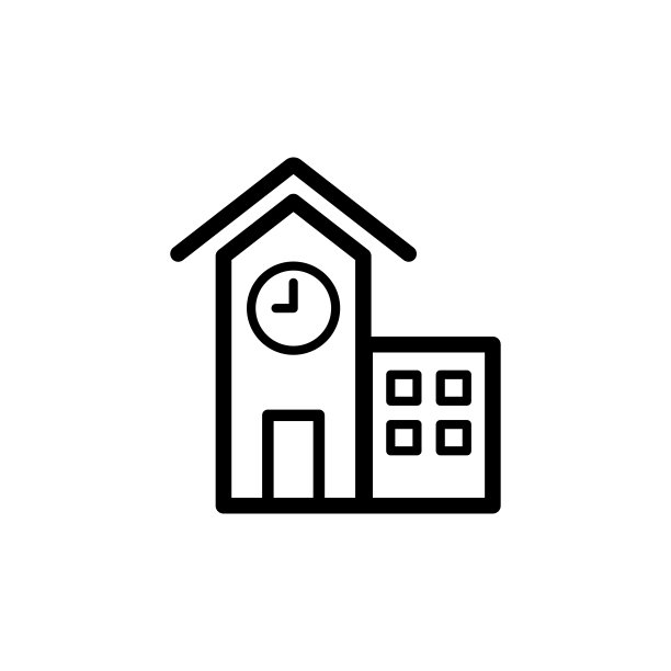 大学图标平面矢量模板设计流行图片下载