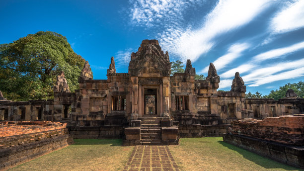 泰国布里拉姆的旅游景点和重要历史遗迹。图片下载