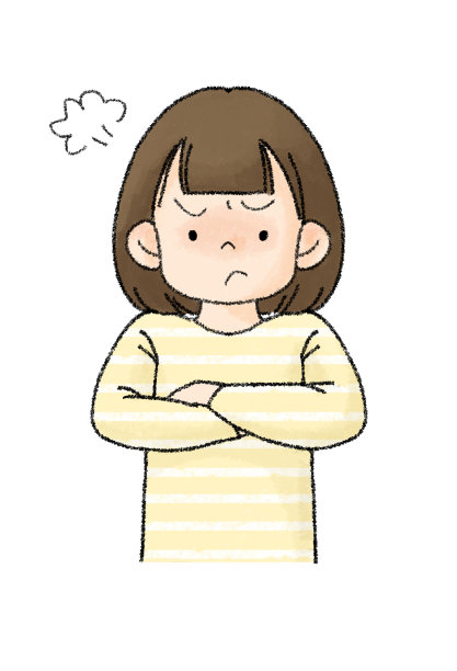 情感表达插图(女孩)图片下载