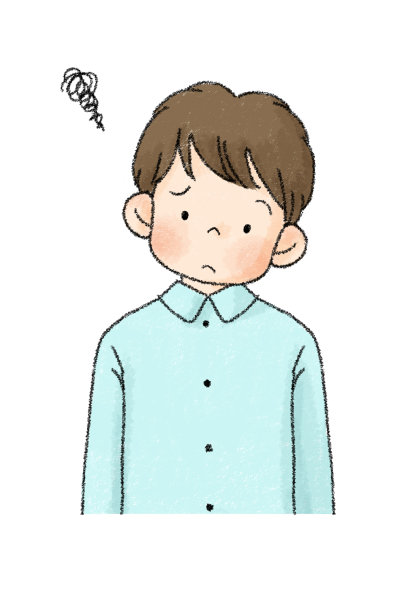 情感表达插图(男孩)图片下载