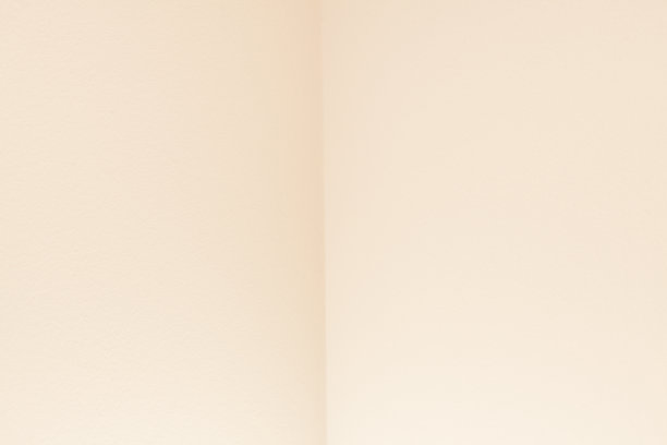 米黄色墙纸的墙角图片下载