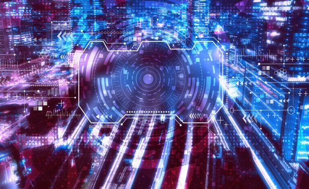 日本东京一个大型火车站的技术屏幕图片下载