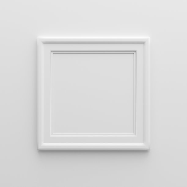 白色相框图片下载