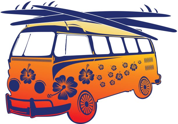 棕榈滩范向量艺术图片下载