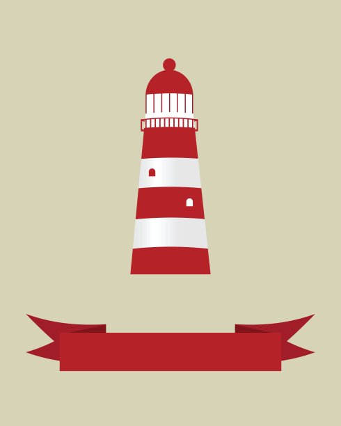 灯塔。矢量插图为您的设计图片下载
