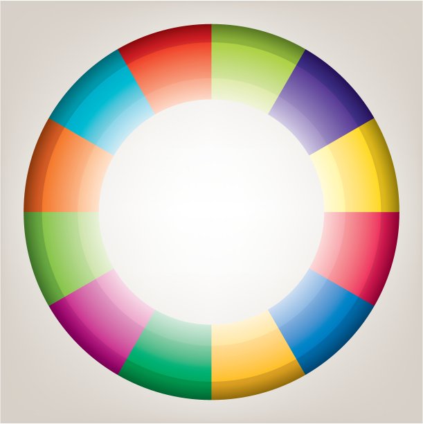 矢量彩色拼图背景图片下载