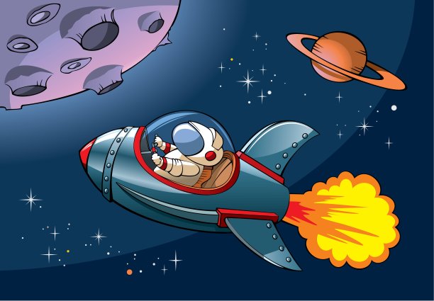 卡通飞船图片下载