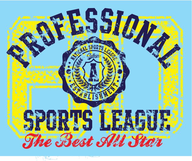 美国大学体育矢量艺术图片下载