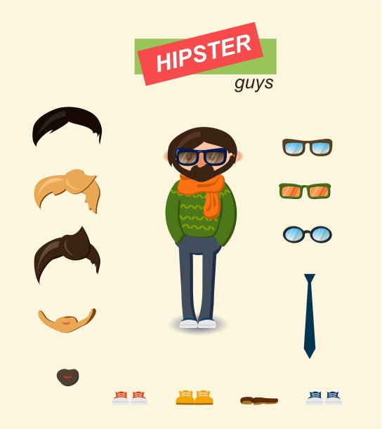 潮男时尚套装图片下载