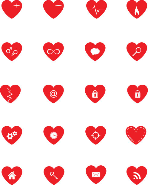 心的图标集图片下载