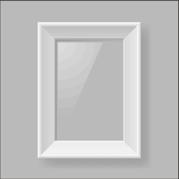 白色框架图片下载