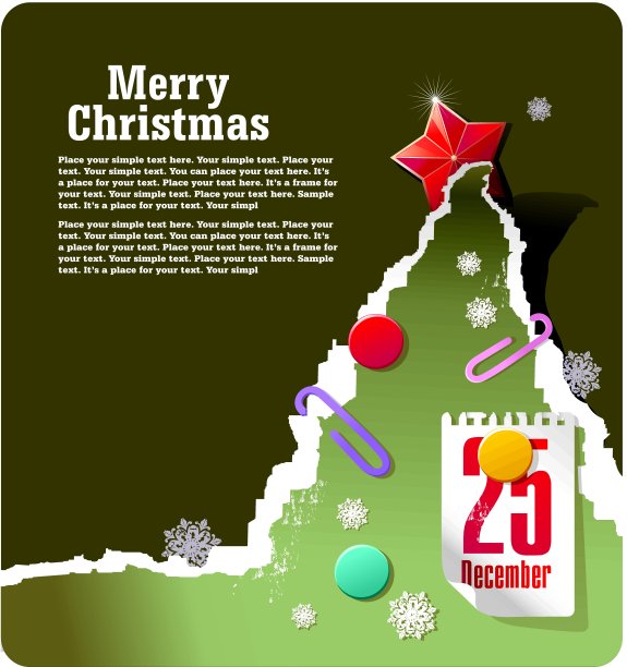 圣诞明信片图片下载