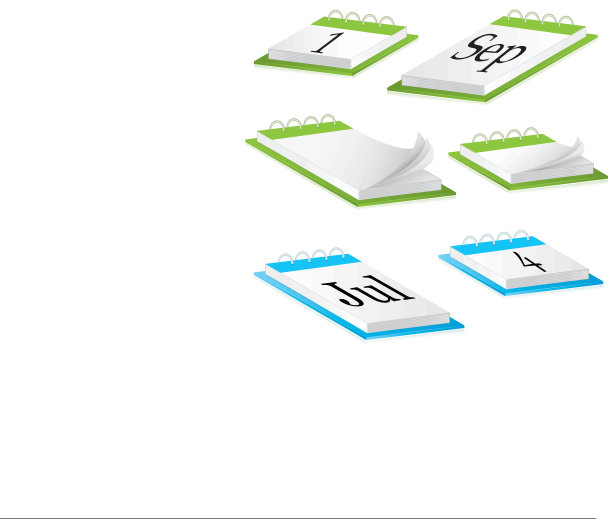 台历。矢量图图片下载