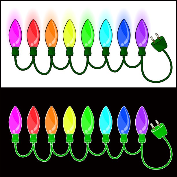 圣诞灯图片下载