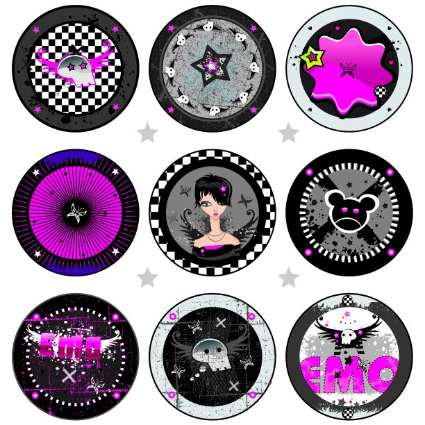 矢量杯垫。图片下载