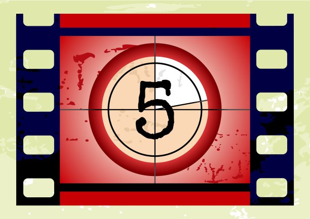 电影倒计时(向量)图片下载