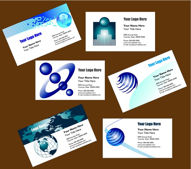 6 .名片模板图片下载