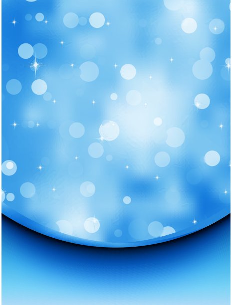 优雅的圣诞蓝色背景。EPS 8图片下载