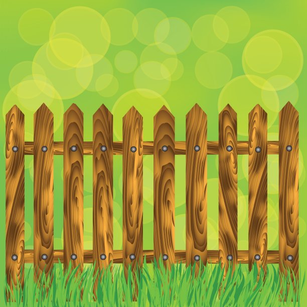 木栅栏图片下载