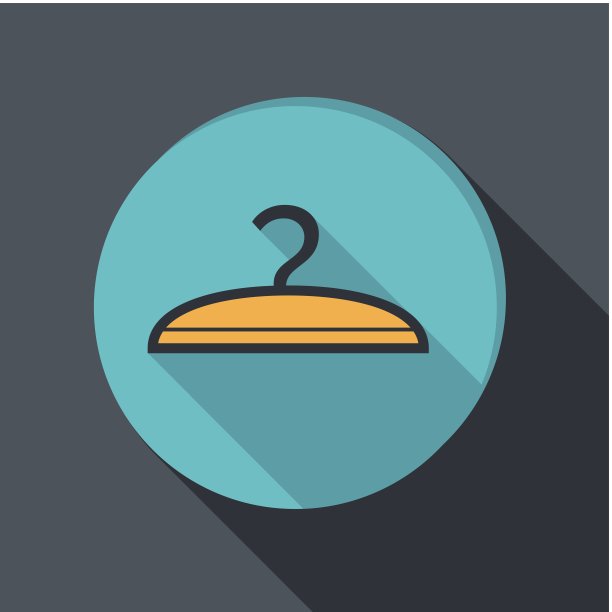 纸平图标，衣架图片下载