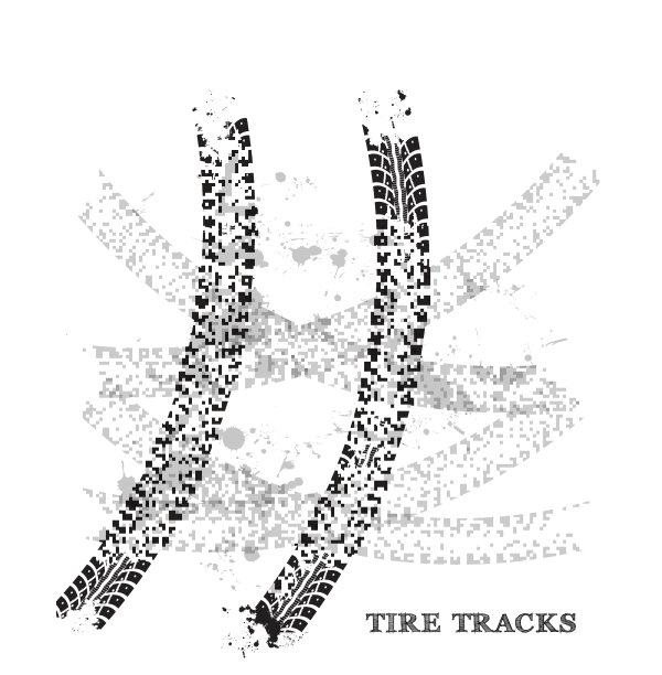 轮胎的痕迹图片下载