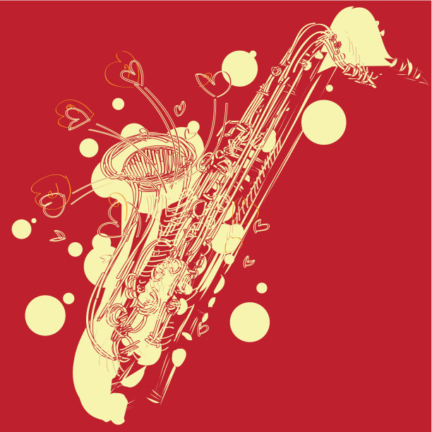 抽象的粗略的Sax图片下载