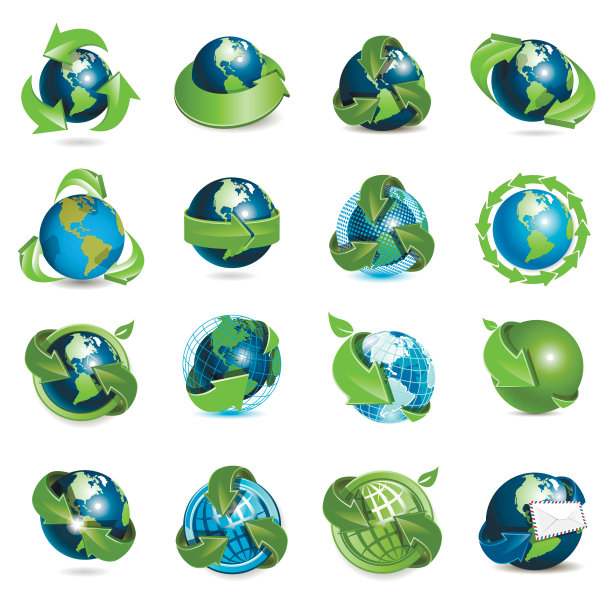 图标、球体和箭头图片下载