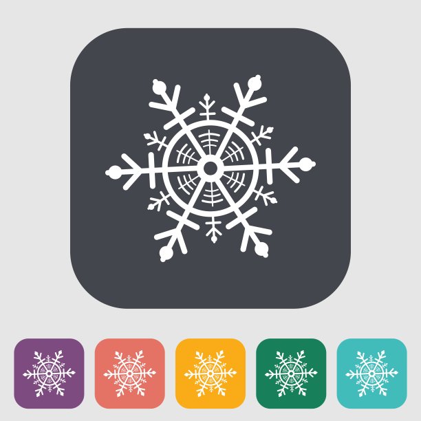 雪花图标图片下载