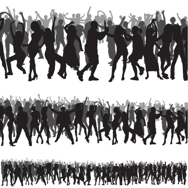 人群轮廓图片下载