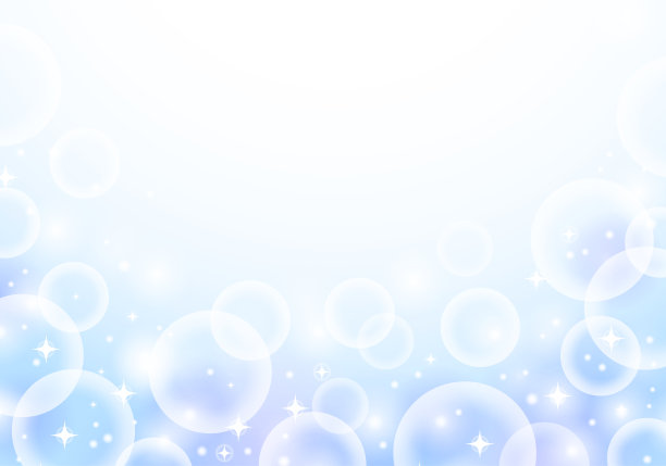 气泡的背景给人一种清凉的感觉图片下载