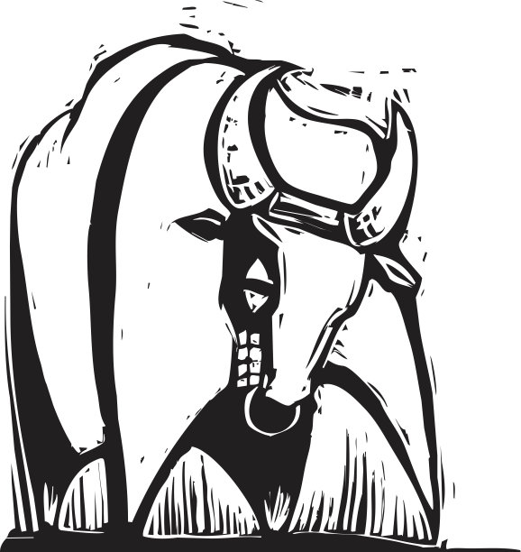 愤怒的公牛图片下载