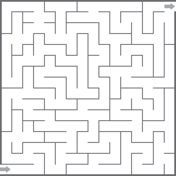 迷宫矢量图图片下载