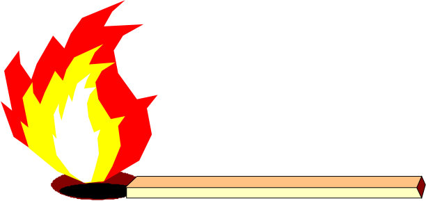 燃烧的火柴棒图片下载