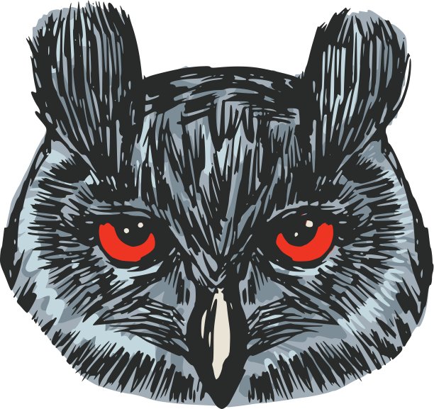 猫头鹰的头图片下载