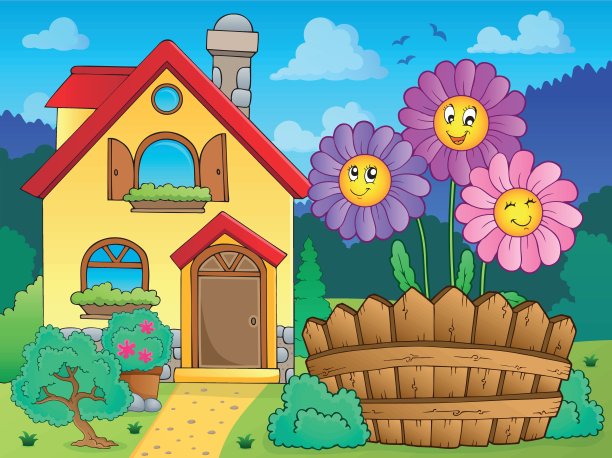 房子和花2图片下载